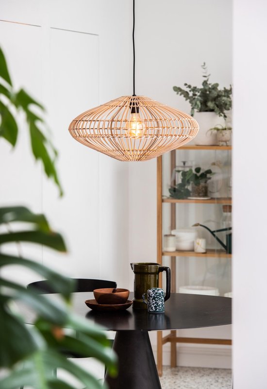 Lucide MAGALI - Hanglamp - Ø 56 cm - 1xE27 - Naturel - Japandi