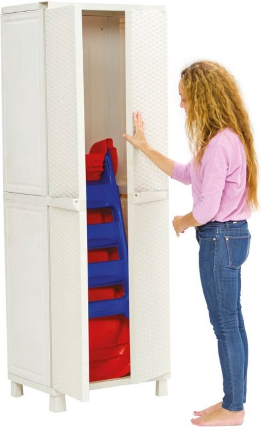 Palplay Opvouwbare Glijbaan - Max 30 kg - Rood/Blauw