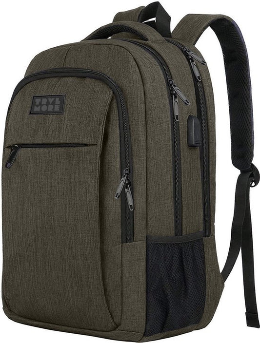 TRVLMORE Rugzak - 28L - 15,6 inch - Laptop Rugtas - Schooltas - Unisex - Spatwaterdicht Groen