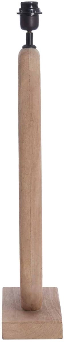 Light & Living tafellamp Paceco bruin – 30x12x59 cm – houten lampvoet – woonkamer | slaapkamer