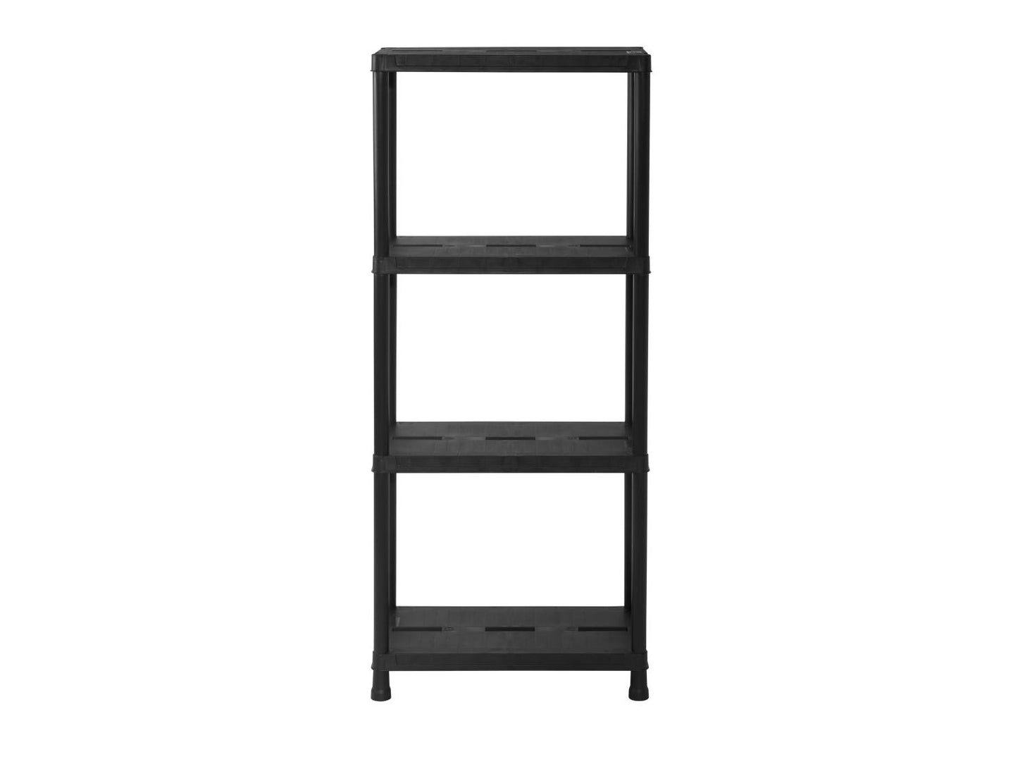 Livarno open kast - 60 x 138 x 30 cm - Zwart - 125 kg Draagvermogen