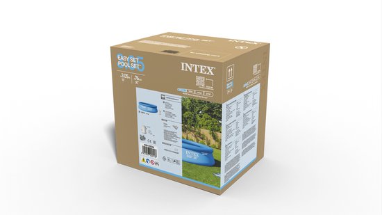 Intex Easy Set Opblaaszwembad Set - Ø 305 x 76 cm met filterpomp