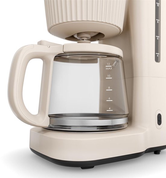 Princess Coffee Maker Wave Koffiezetapparaat – 1000 W – 1,5 L Glazen Kan – Warmhoudfunctie – Niet‑druppel Systeem - 246048