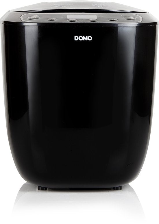 DOMO DO1119B Broodbakmachine - 12 Programma’s - 700-1000g - Glutenvrij Programma - Zwart