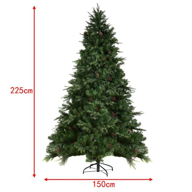 Coast Kunstkerstboom met LED verlichting - 225cm - Groen