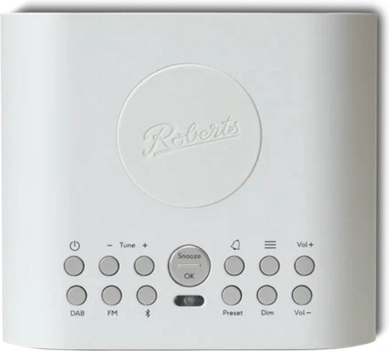 Roberts Radio Ortus DAB Charge Klok Analoog & digitaal Wit