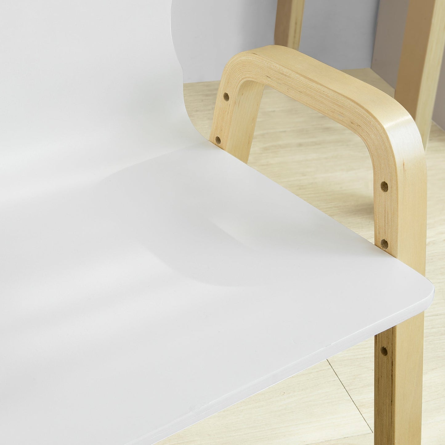 SoBuy Set van 2 Kinderstoelen - Kunststof - Verstelbare Zithoogte 23-35 Cm