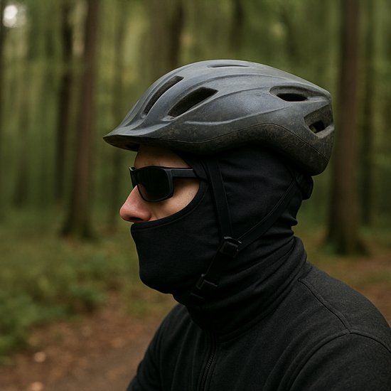 Travelhawk Balaclava - Helmmuts - Motor/Scooter Bivakmuts - Zwart