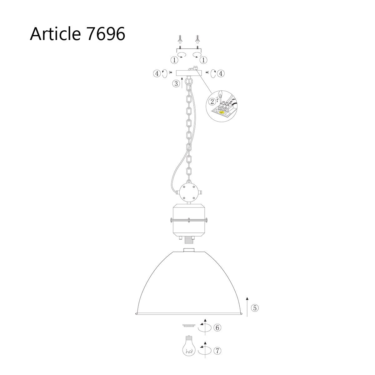 Hanglamp Anne Lighting Frisk - Groen