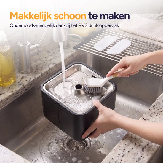 Viervoeter® Draadloze Drinkfontein RVS - Sensor Waterfontein voor Kat en Hond - Inclusief 3 filters - 3,2L - 30d batterijduur - Fluisterstil