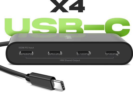 USB Hub Belkin AVC018BTBK Zwart