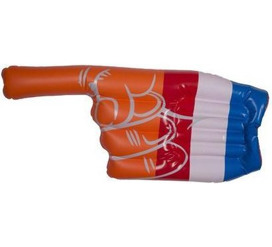 Nederland Hand Opblaasbaar Oranje/rood/wit/blauw