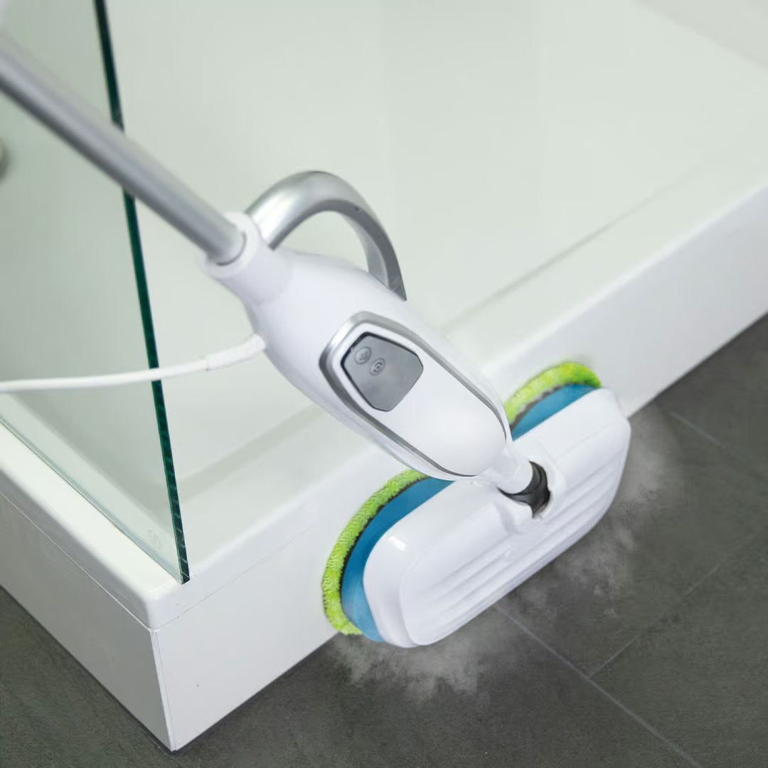 Livington Steam Twister Stoomreiniger - Roterende Reinigingskop - 3-Staps Dampfregeling - Inclusief Accessoires