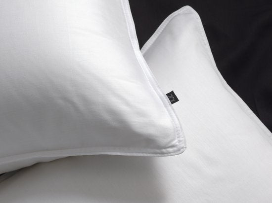 ZoHome Satinado Dekbedovertrek - Tweepersoons - 200x200/220 cm - Wit
