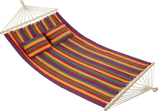 tectake - 2 persoons hangmat Eden kleurrijk gestreept - 403568
