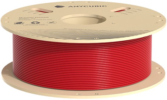 Anycubic Pla-Filament 1 Kg Voor 3D-Printen Voor Fdm-Printers In Rode Kleur.
