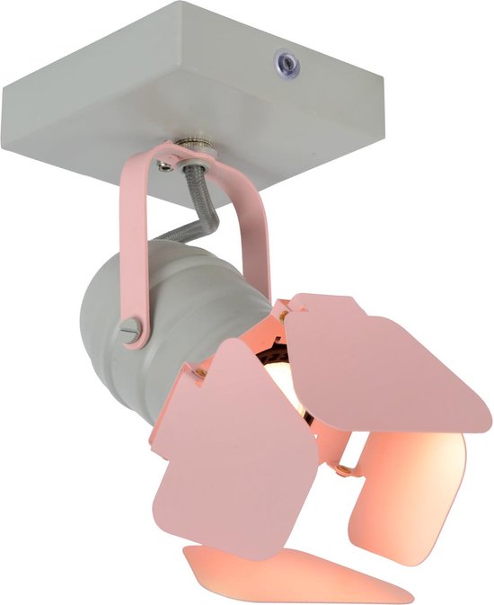 Lucide PICTO - Plafondspot (Plafondlamp) Kinderkamer - 1xGU10 - Roze