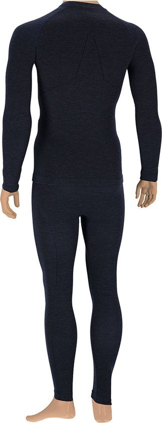 Xtreme Thermolegging Heren - Merino Wol - Navy Melange - Maat M