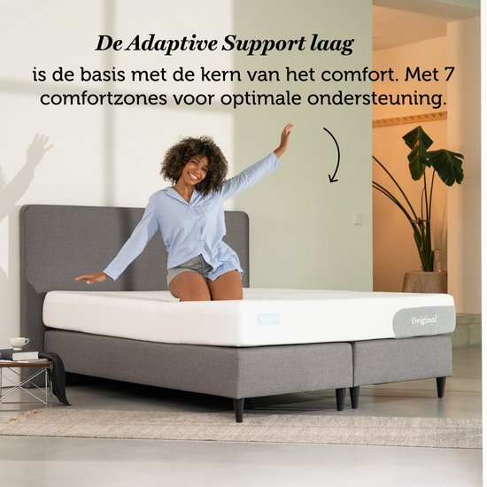 Cloudpillo Original Matras - 90x210  - Adaptive Support Laag - 4-laags - Ultiem Comfort - Uitwasbaar