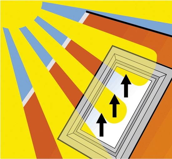 Zonneschermfolie voor raam 56x200 cm – Maximex
