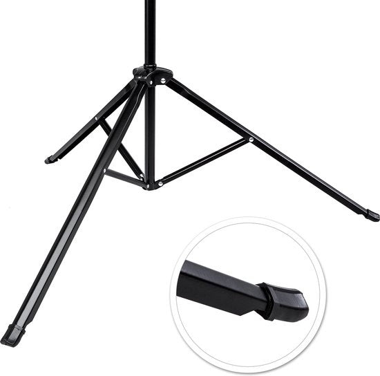 tectake® - Projectiescherm met statief 152 x 152 cm 402513