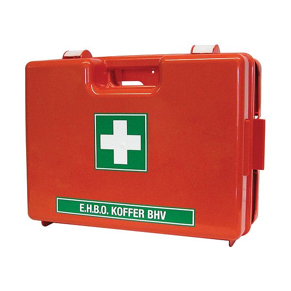 Carpoint EHBO Koffer A – 26-delig – Met Wandhouder – Dubbelvaks – 43x30x16 cm – Oranje