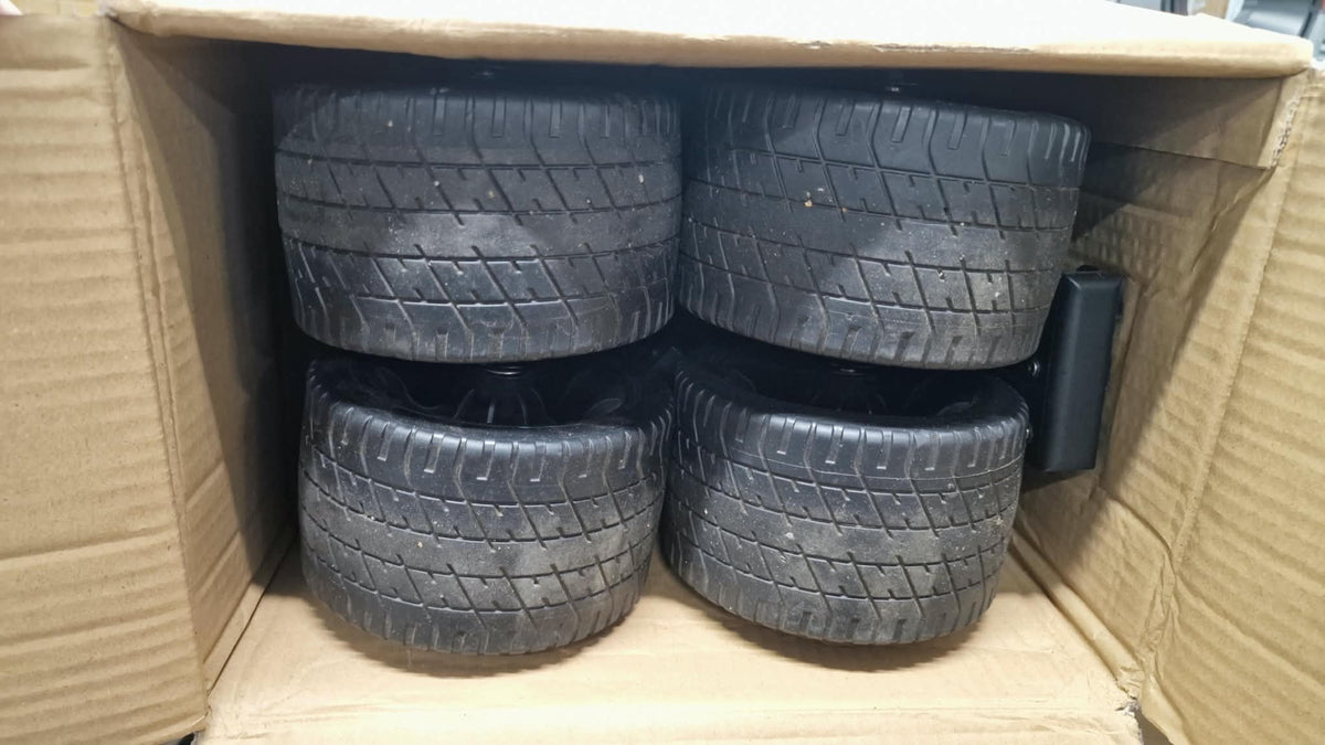 VONROC Bolderkar XL – Opvouwbaar - 80 kg draagvermogen – 200l inhoud - Extra ruim model - Massieve anti-lek wielen - Stevig stalen frame – Polyester 600D - Zwart
