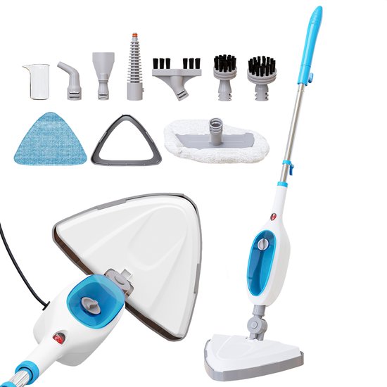 Strex 12-in-1 Stoomreiniger - Handstomer - Tapijtreiniger - 1500W - 280 ml - Harde/Zachte Ondergronden