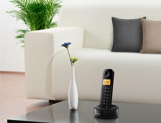 Philips D1602B/01 Huistelefoon - DECT Telefoon - 2 Handsets - Zwart
