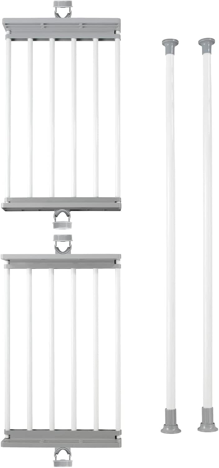Wenko Herkules Twin Telescopisch Garderobesysteem Wit - 73-120 x 165-300 cm