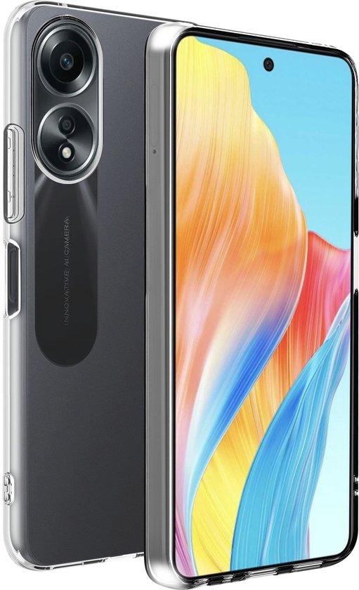 BeHello Oppo A58 4G Hoesje - ThinGel Case - Transparant