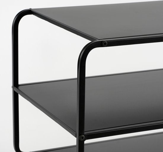 Mica Decorations Jules Salontafel - L110 x B38 x H50 cm - Metaal - Zwart