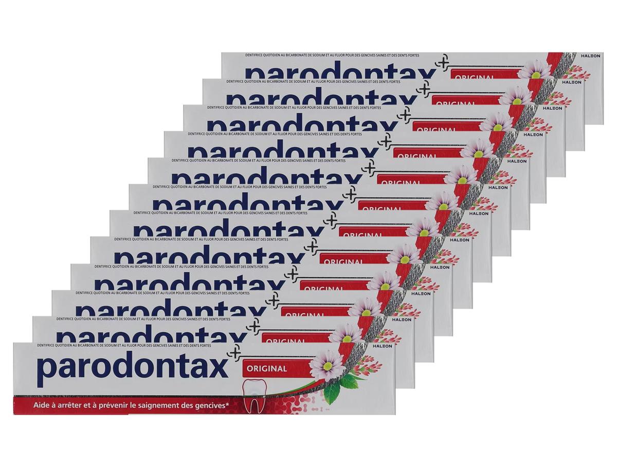 Parodontax Original Tandpasta - 8-voudige Mondverzorging - 12x 75 ml