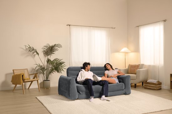 Intex Pull-Out Sofa Uitklapbare Opblaasbank - 231 x 203 x 66 cm