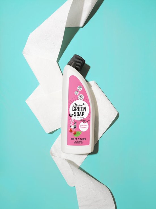 Marcel's Green Soap Toiletreiniger Patchouli & Cranberry 750 ml – Paars/Groen – Natuurlijke Ingrediënten