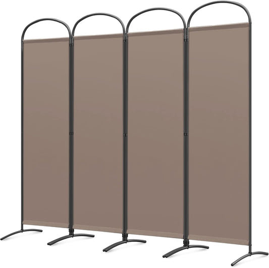 Angel Living Kamerscherm - 4 Panelen - 224 x 182 cm - Bruin