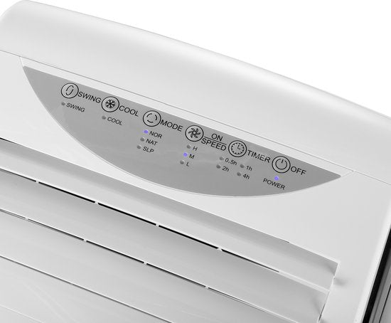 Mobiele Aircooler – Instelbare Timer – Afstandsbediening – Geen Slang Nodig – Koelt & Verfrist – Tristar AT‑5468 – Wit