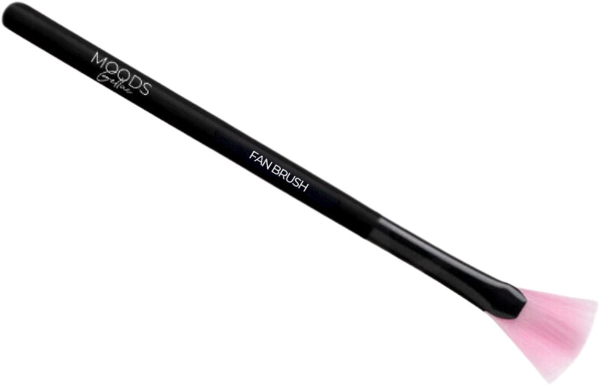 Gellac Fan Brush – Nail Art Kwast Zwart – Voor Gellak & Acryl Nagels – 8cm