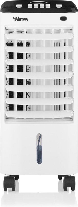 Mobiele Aircooler – 3-in-1 Luchtkoeler – Op Wieltjes – Geen Slang Nodig – Tristar AT-5445 – Wit
