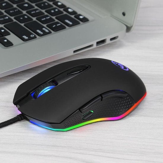 HXSJ S500 Ergonomisch  Gaming Muis RGB - Office mouse - 4800dpi