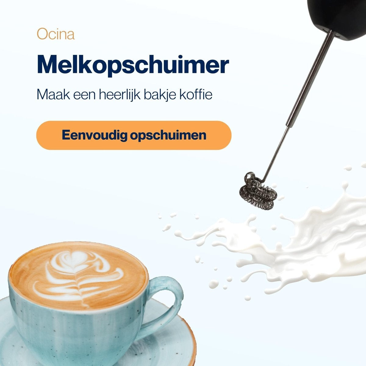Ocina Staafmixer Set - 5-in-1 Mixer met Hakmolen - 800W - 600ML - RVS/Zwart