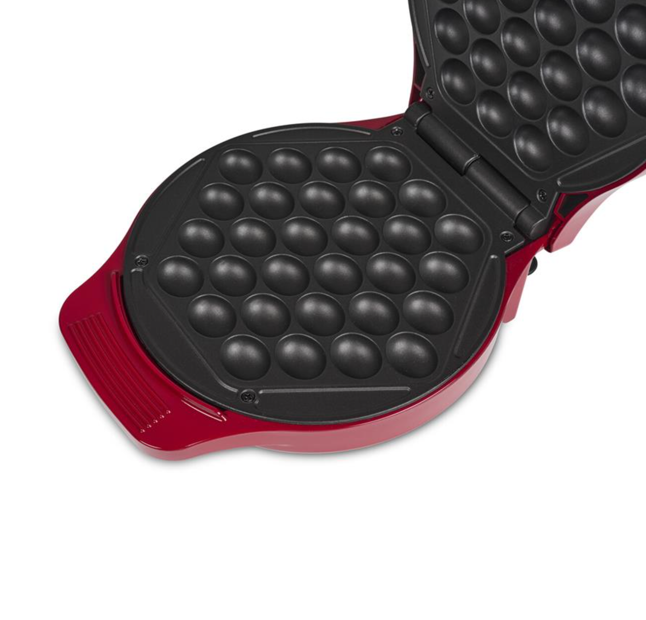 Princess Bubbelwafelijzer 132471 - Bubbelwafels - Ø18 cm - 1000W - Rood