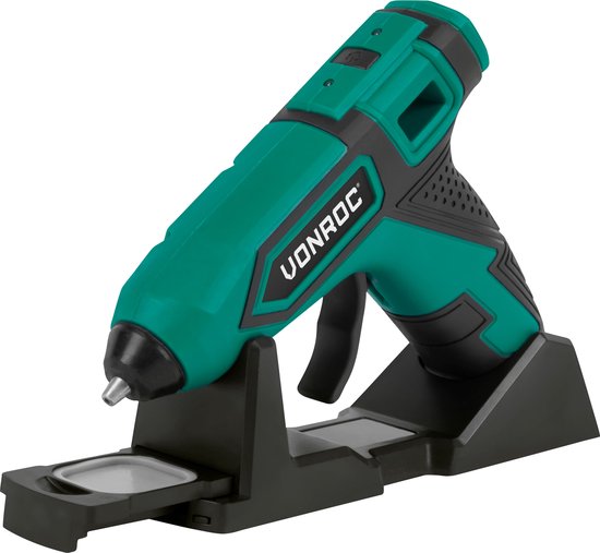 VONROC accu lijmpistool 4V – 1.5Ah – Incl. 8 lijmpatronen Ø7x100mm