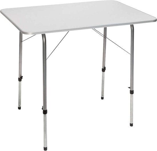 Bo-Camp - Camping tafel - Hoogte verstelbaar - 80x60 cm