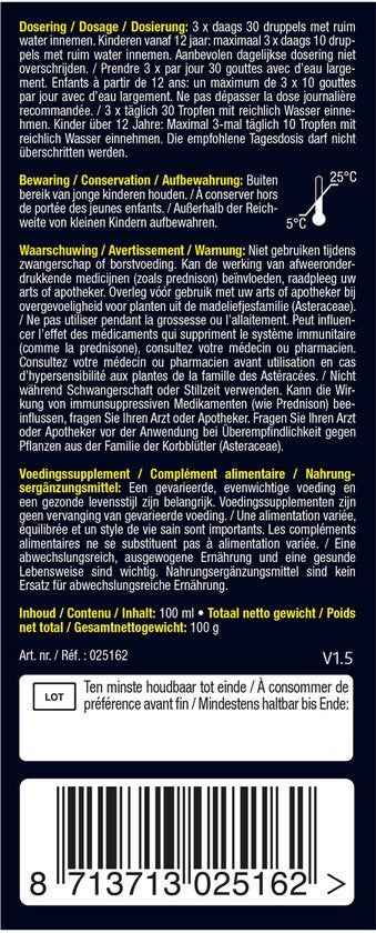 Lucovitaal - Echinacea Cat's Claw Weerstand druppels - 100 ml - Voedingssupplement