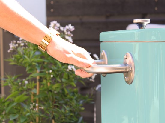 AXI Retro Cooler Mint - Koeler met wielen - 76L inhoud - Koelbox met aftapkraan