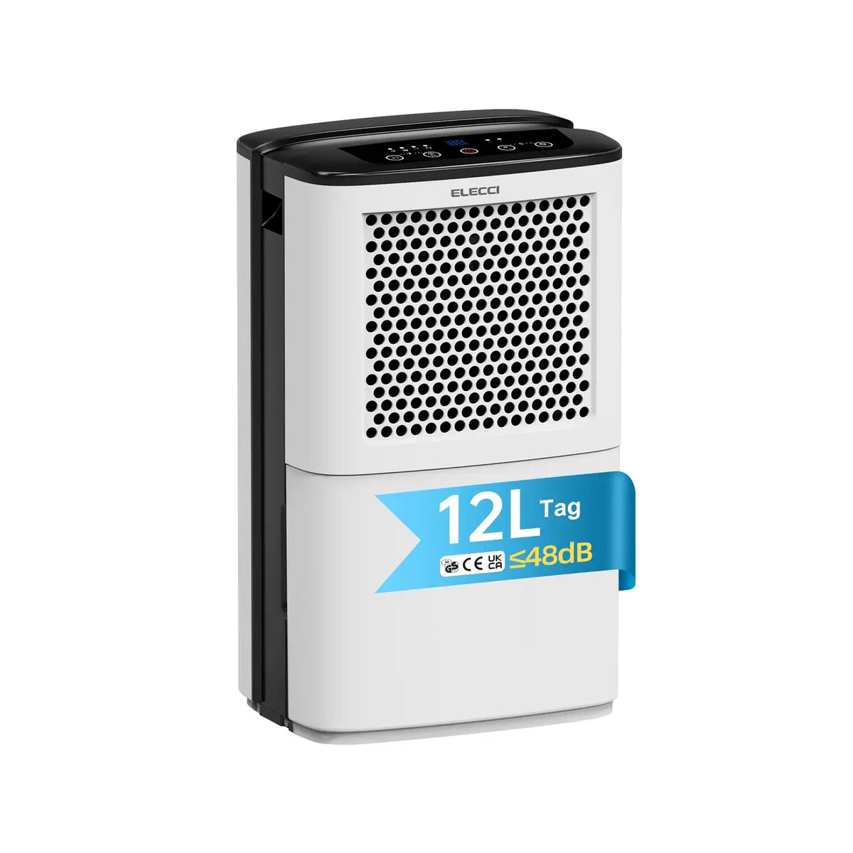 ELECCI luchtontvochtiger 12 l/dag - 3,8 l watertank - R290