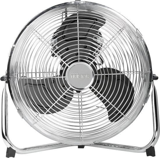 Tristar Vloerventilator 35 cm – Metalen Behuizing – Boxventilator – 3 Snelheden – 85° Oscillatie – VE-5937