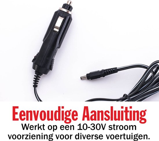 All Ride Auto Interieur Verlichting 12V/24V - LED Strip Auto en Vrachtwagen - Sfeerverlichting in 7 Kleuren - Auto Accessories - 70cm