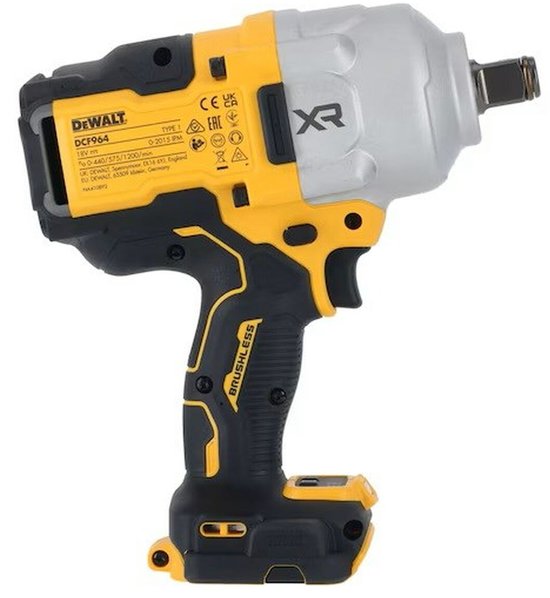 DeWALT DCF964NT Accu slagmoersleutel 1898Nm 3/4 frictiering 18V XR Basic Body in TSTAK